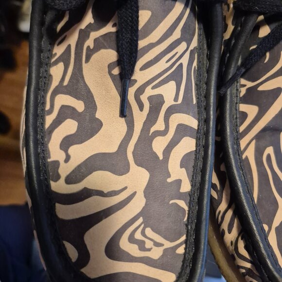 Clarks Wallabees WuWear Beige/Black US 11 M - Picture 12 of 13